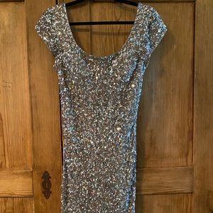 Scala fully beaded knee length dress